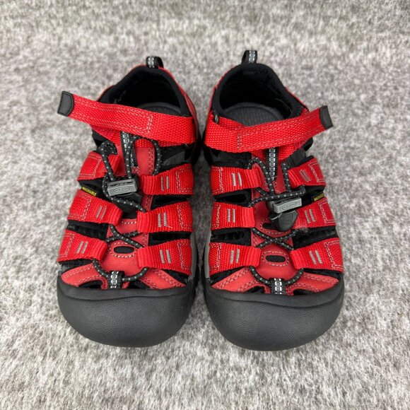 ✅Kids Size 13 Keen Newport H2 Sandals Waterproof Red Walking Hiking Comfort Shoe - Picture 7 of 12